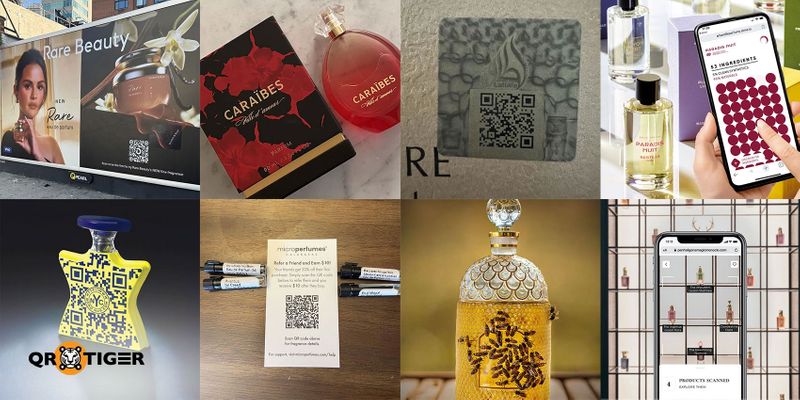 国外8个香水品牌,如何用创意二维码打动人心?
